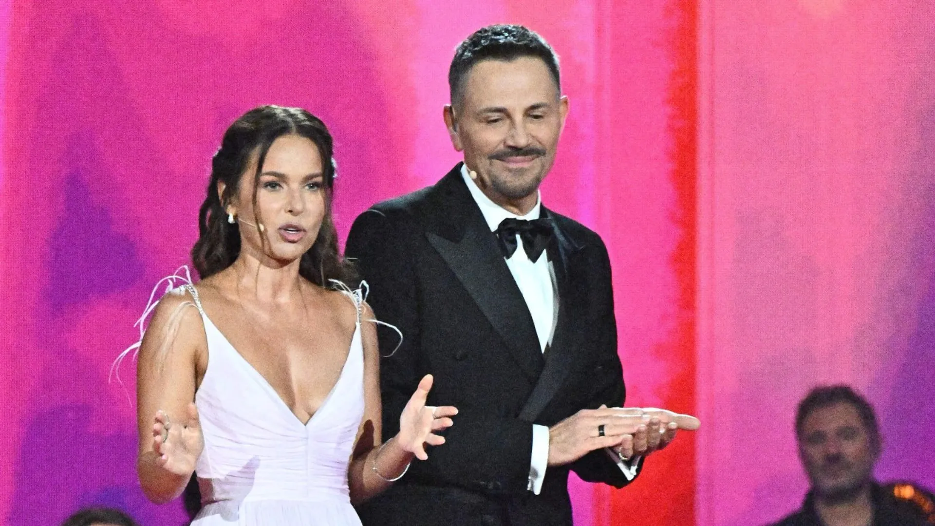 Krzysztof Ibisz i Paulina Sykut-Jeżyna