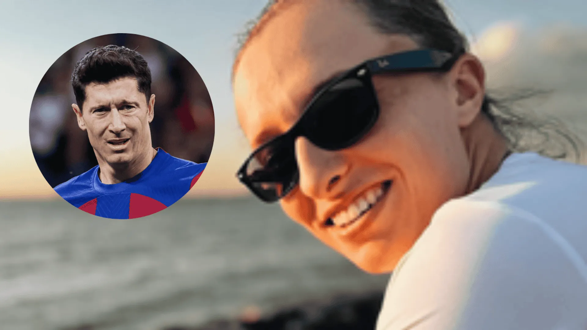 Iga Świątek i Robert Lewandowski