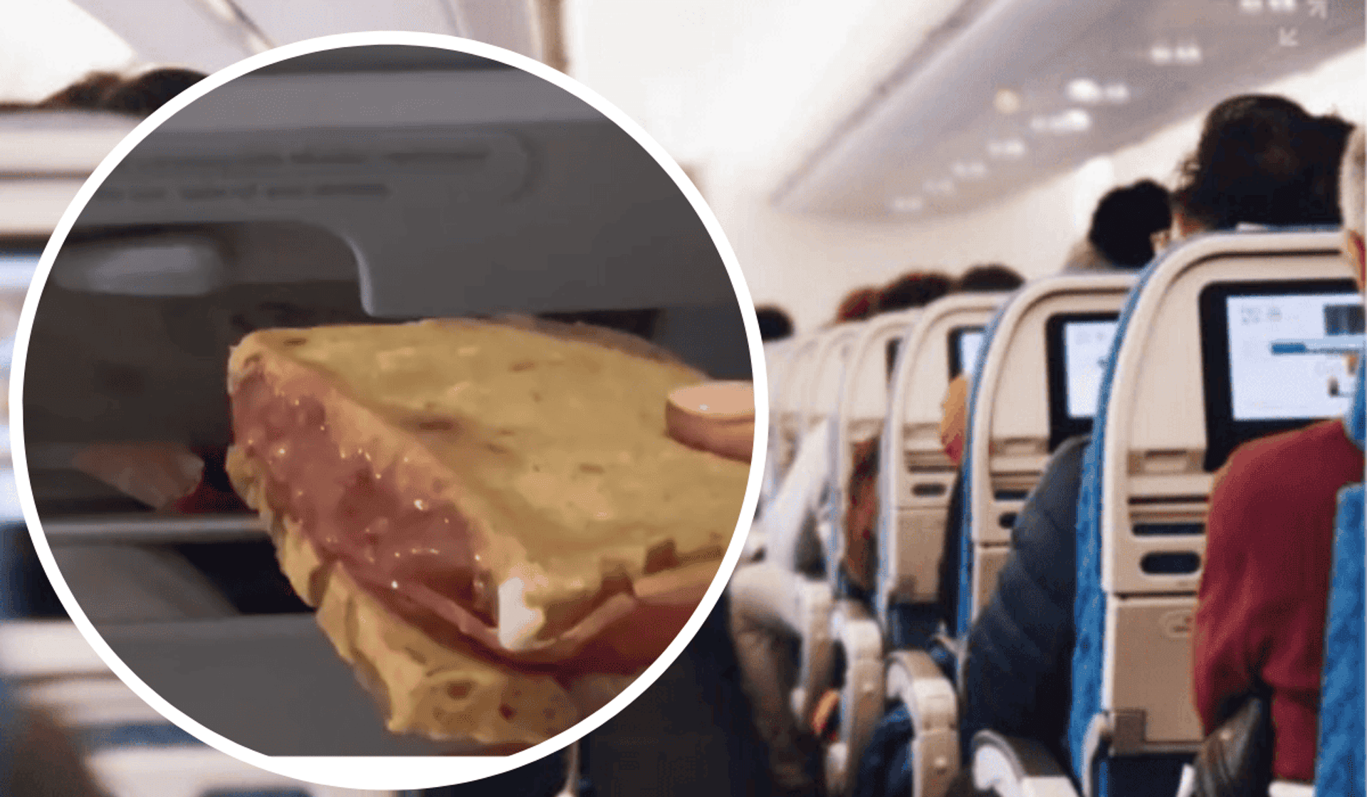 Jedzenie w samolocie