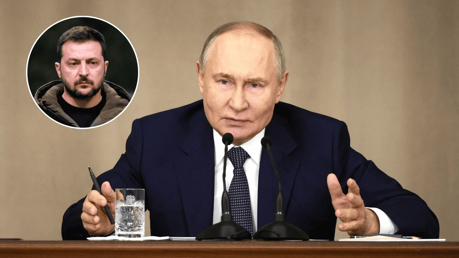 Władimir Putin, Wołodymyr Zełenski