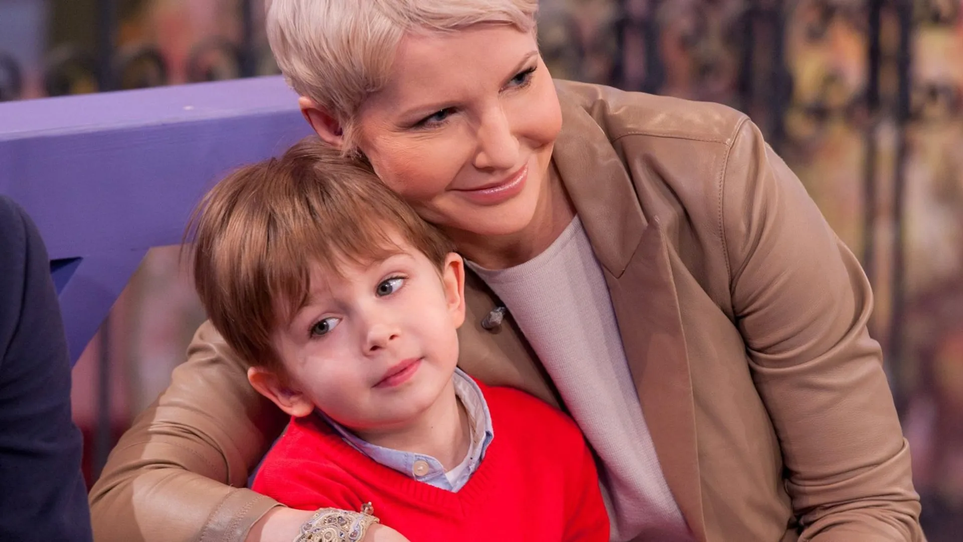 Joanna Racewicz z synem