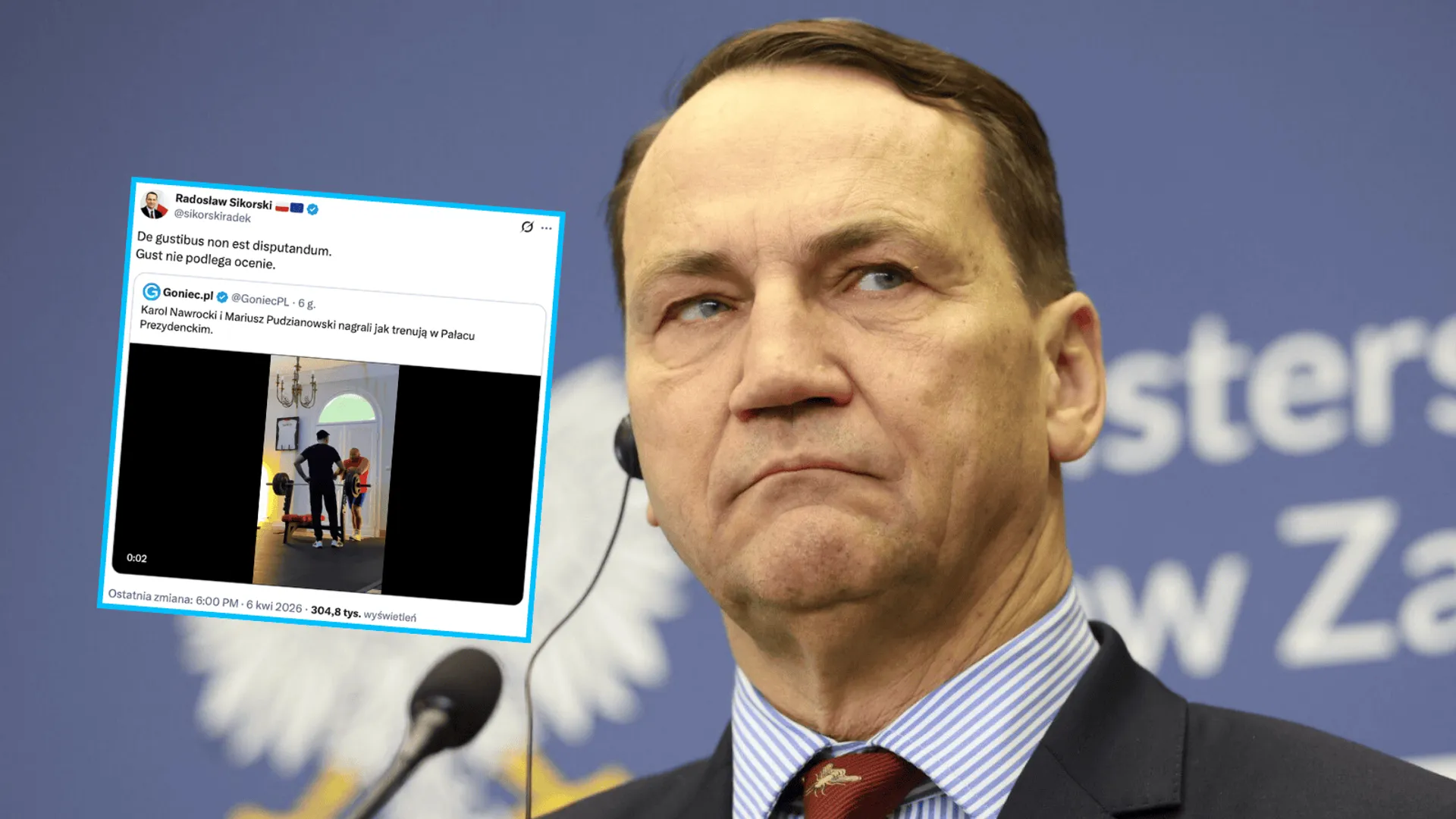 Radosław Sikorski, fot. ANDRZEJ IWANCZUK/REPORTER, Radosław Sikorski/X