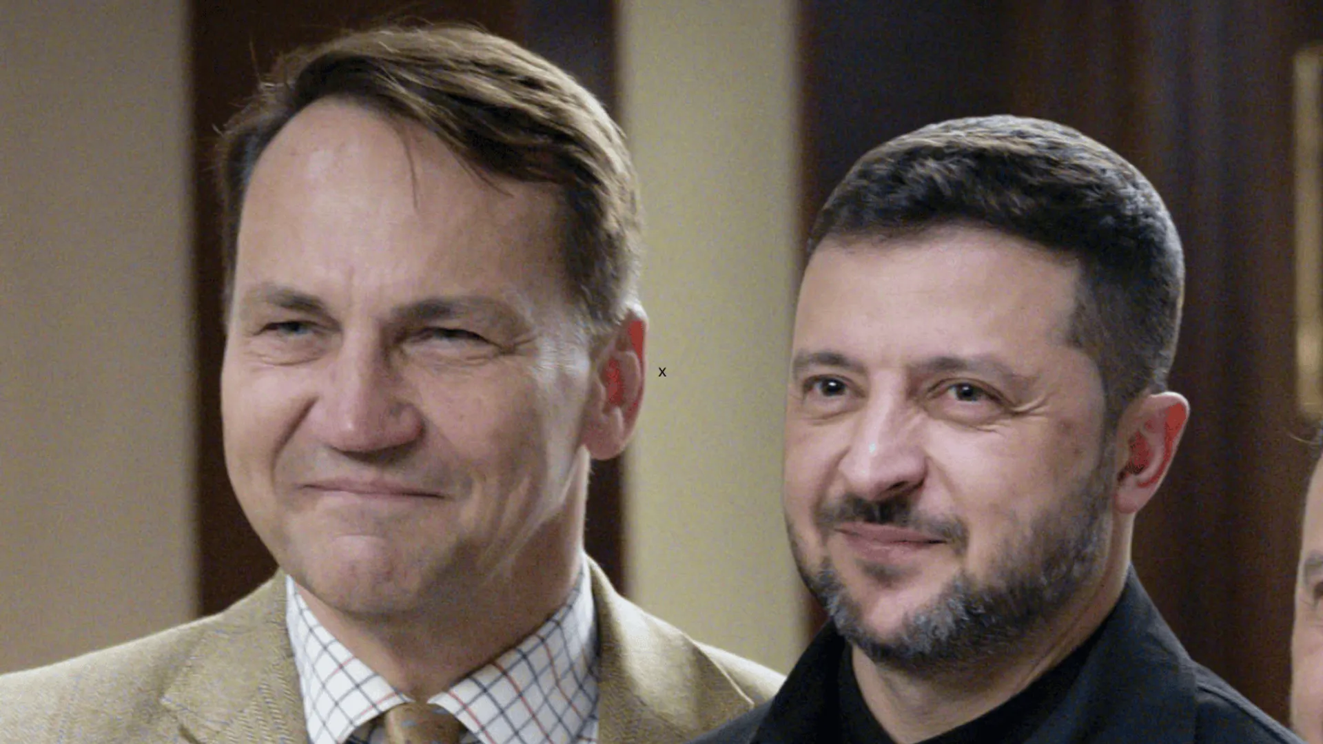 Radosław Sikorski i Wołodymyr Zełenski