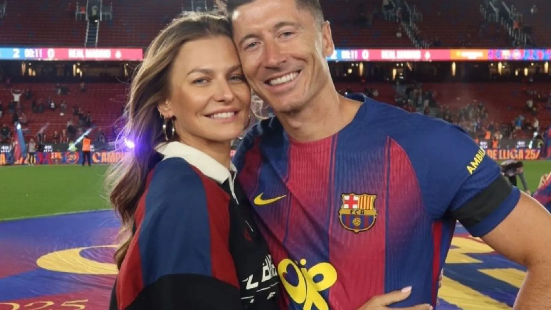 Robert Lewandowski i Anna Lewandowska
