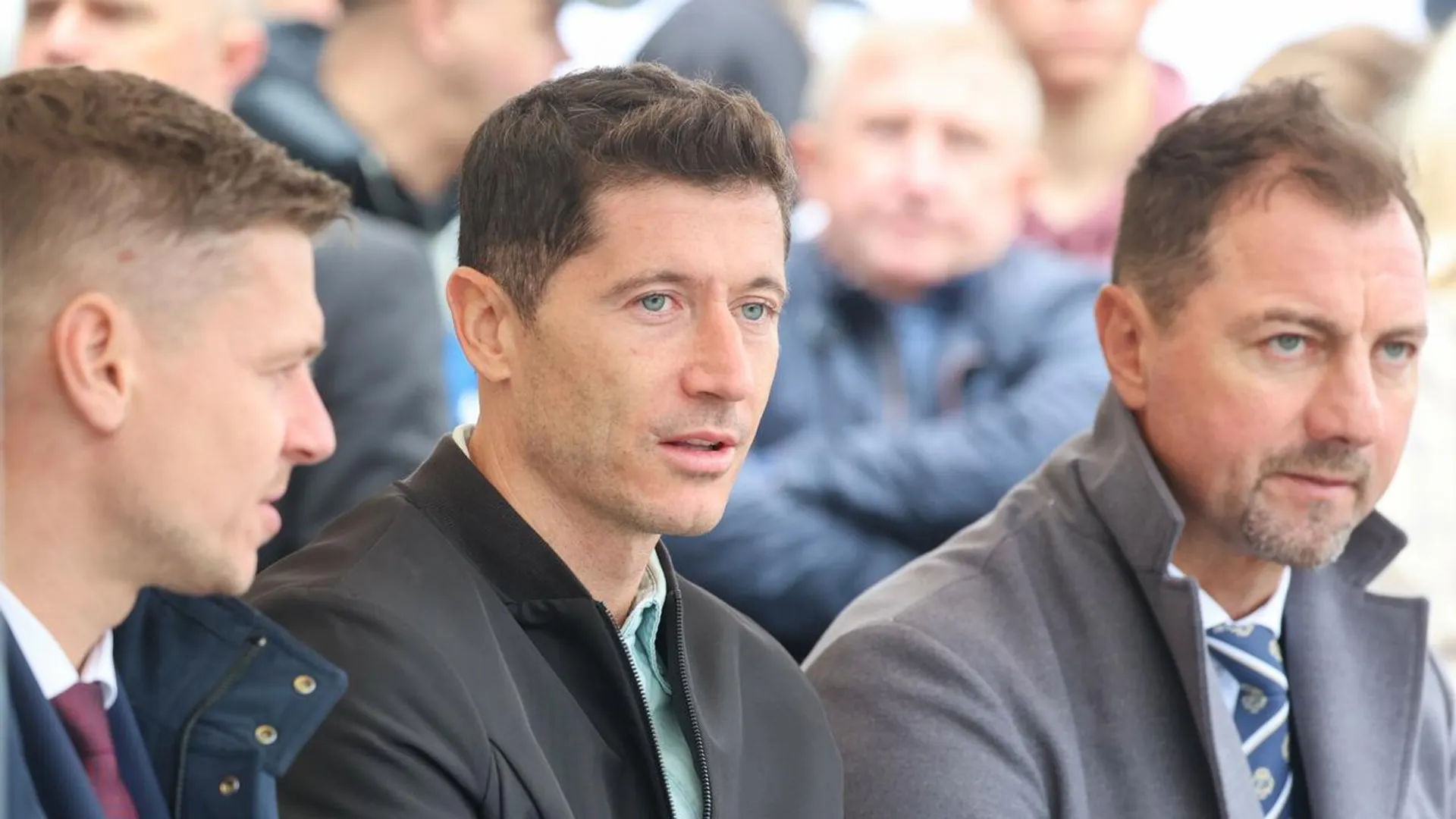 Robert Lewandowski i Jerzy Dudek