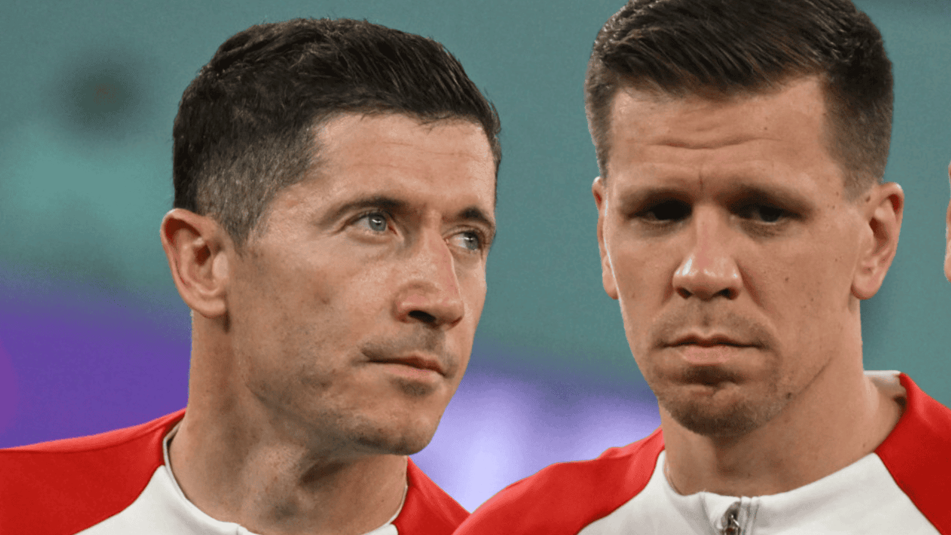 Robert Lewandowski i Wojciech Szczęsny