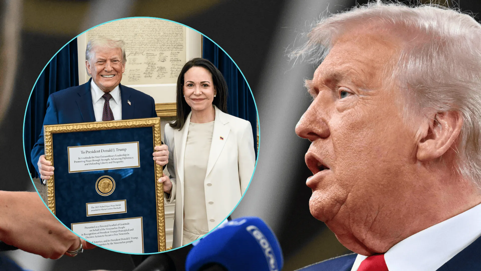Nobel w rękach Donalda Trumpa: Bezprecedensowy gest Marii Coriny Machado