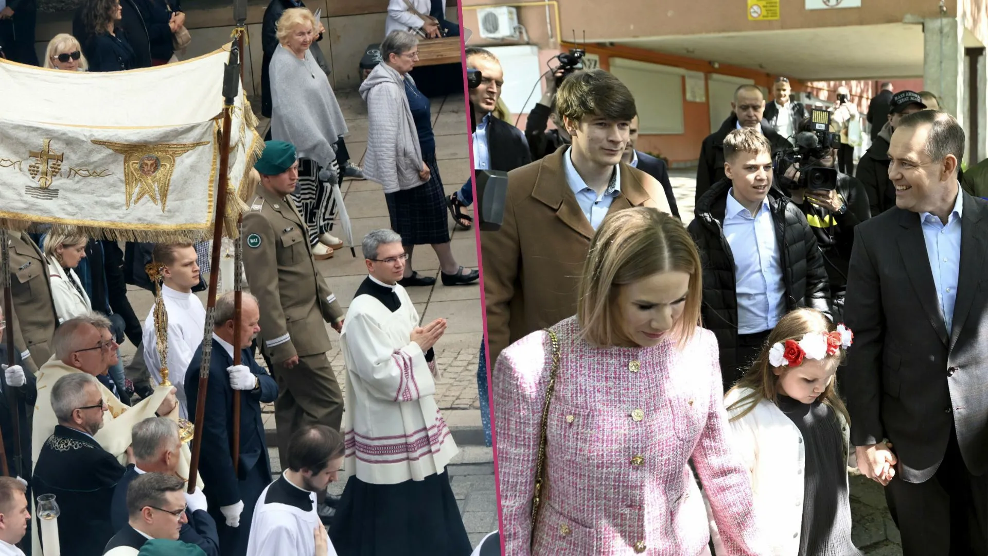 Rodzina Karola Nawrockiego w Boże Ciało 2025