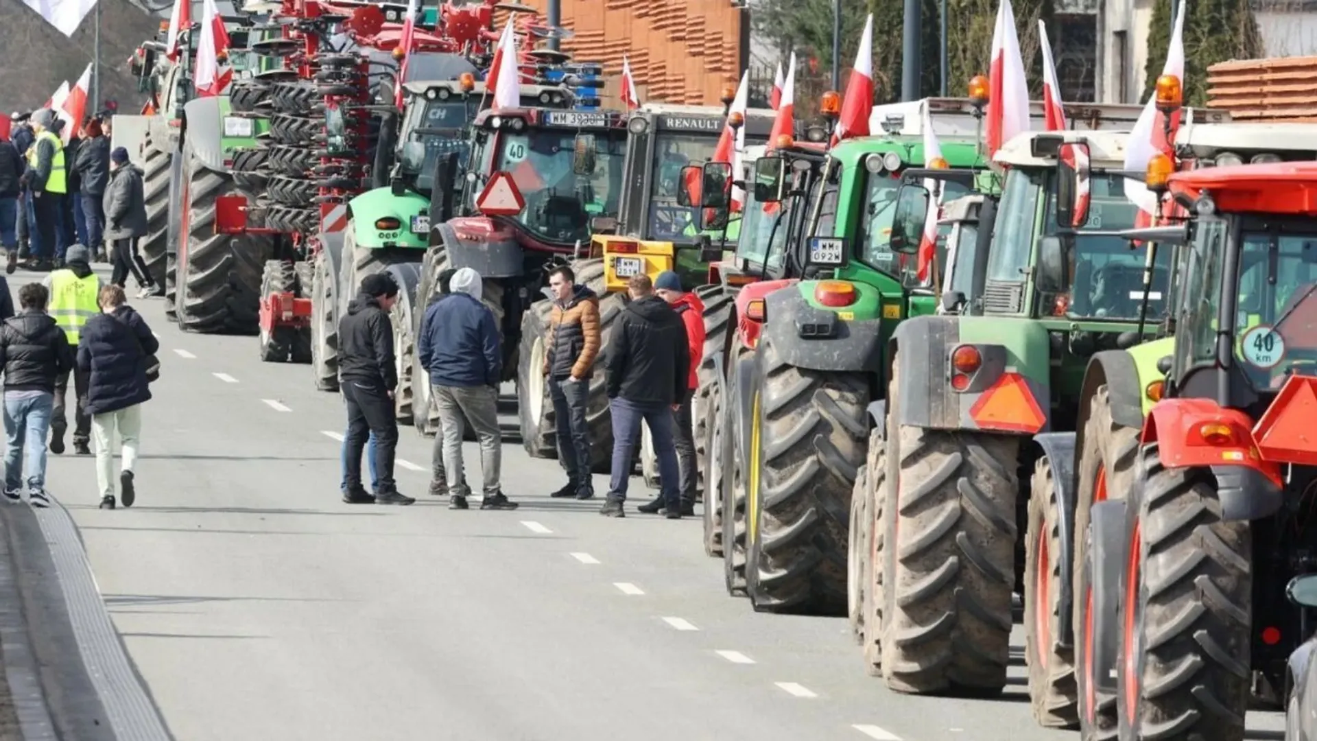 Rolnicy, protest, protest rolników