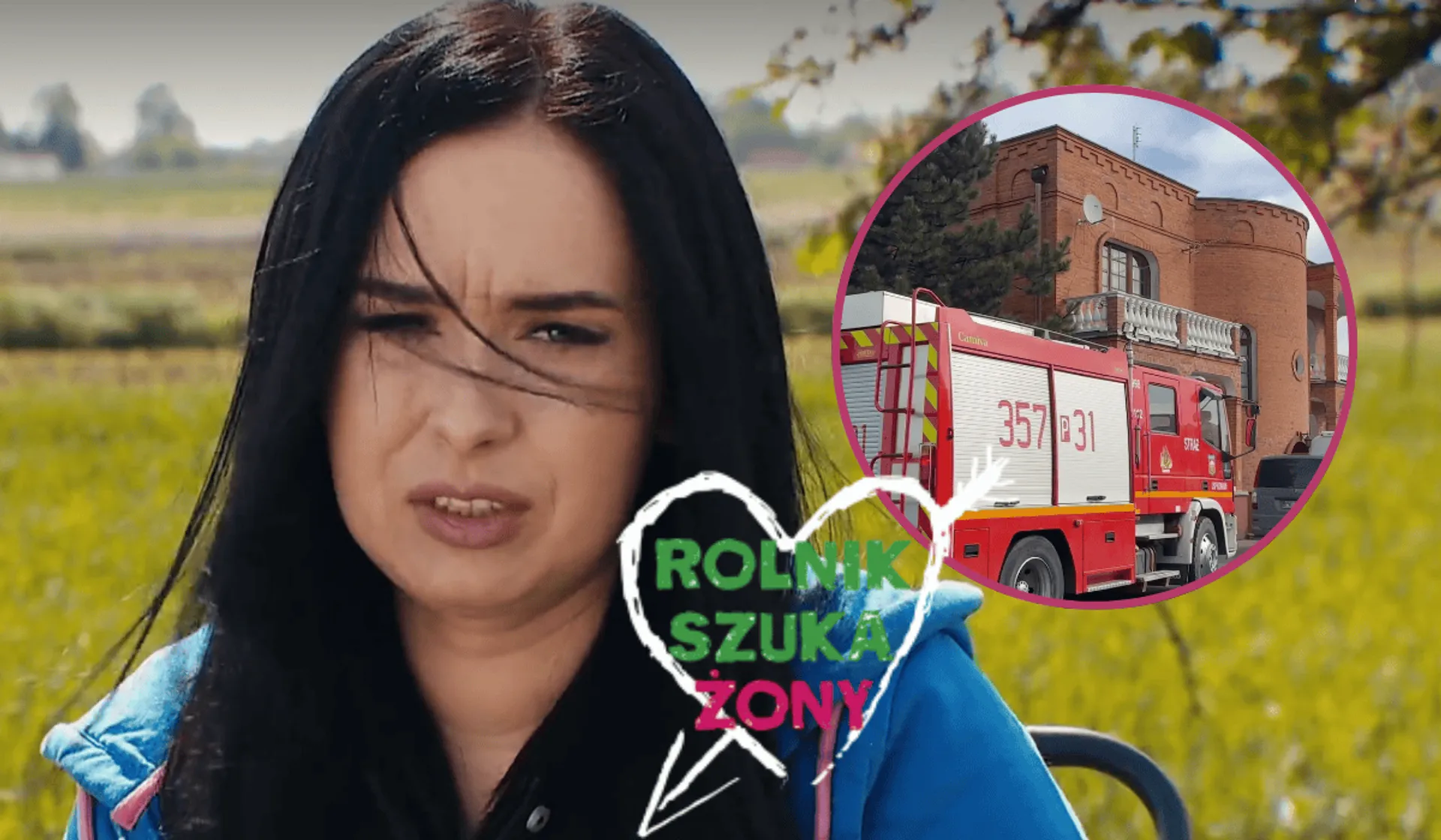 Straż pożarna pod domem ciężarnej Ani z "Rolnika". W święta spotkało ją coś takiego