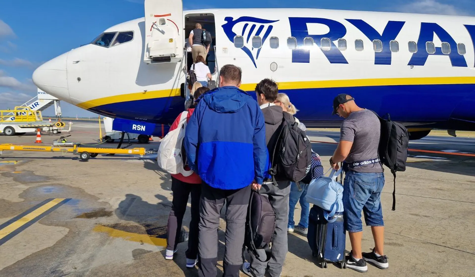 Pokład samolotu Ryanair