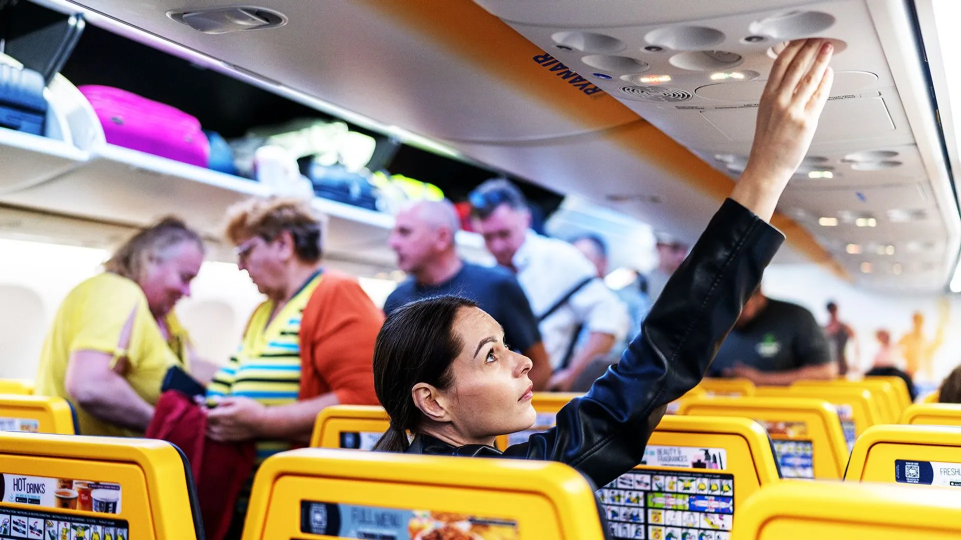 Pokład samolotu Ryanair