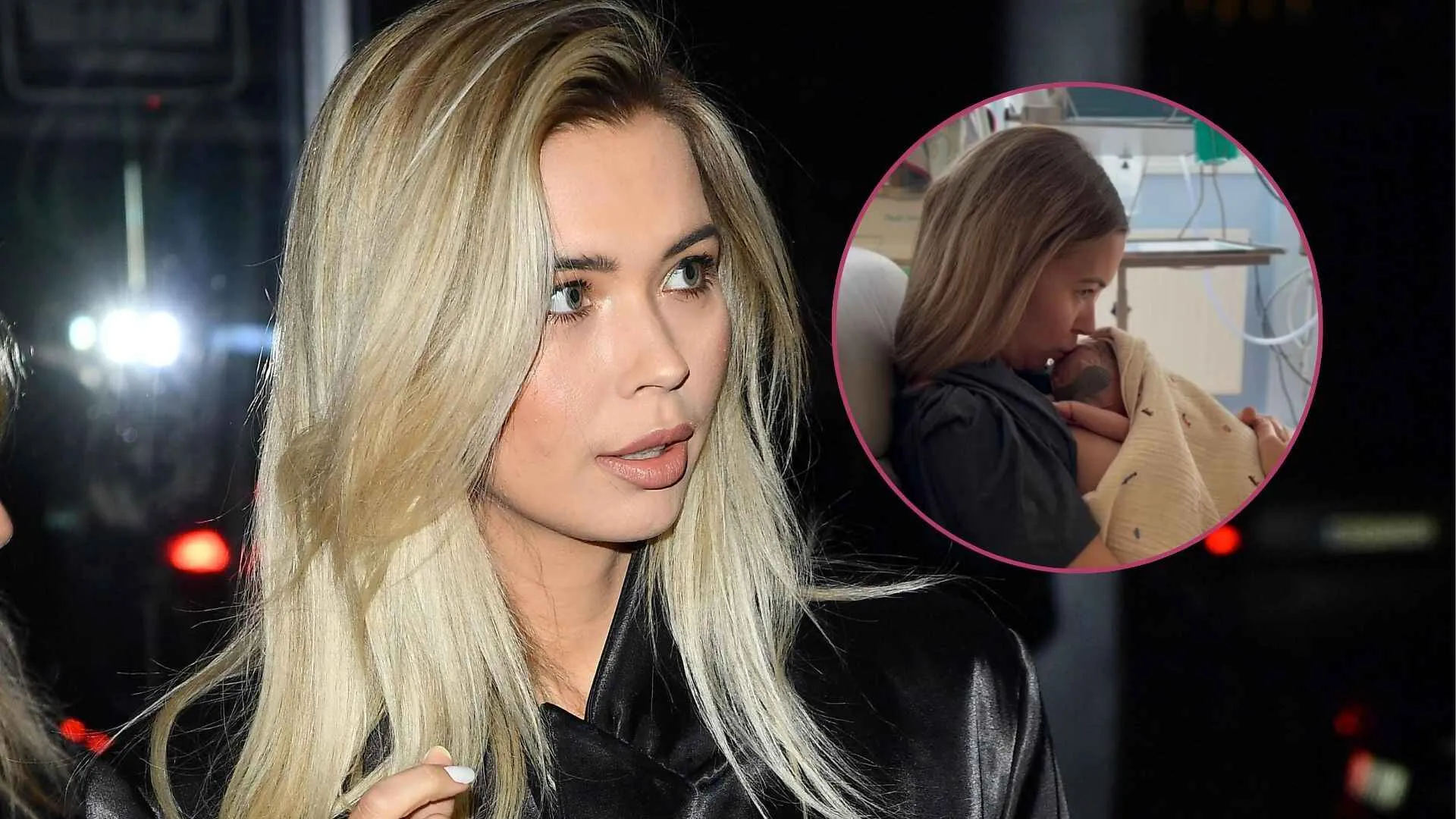 Zrobili Kubickiej zdjęcia w szpitalu zaraz po porodzie