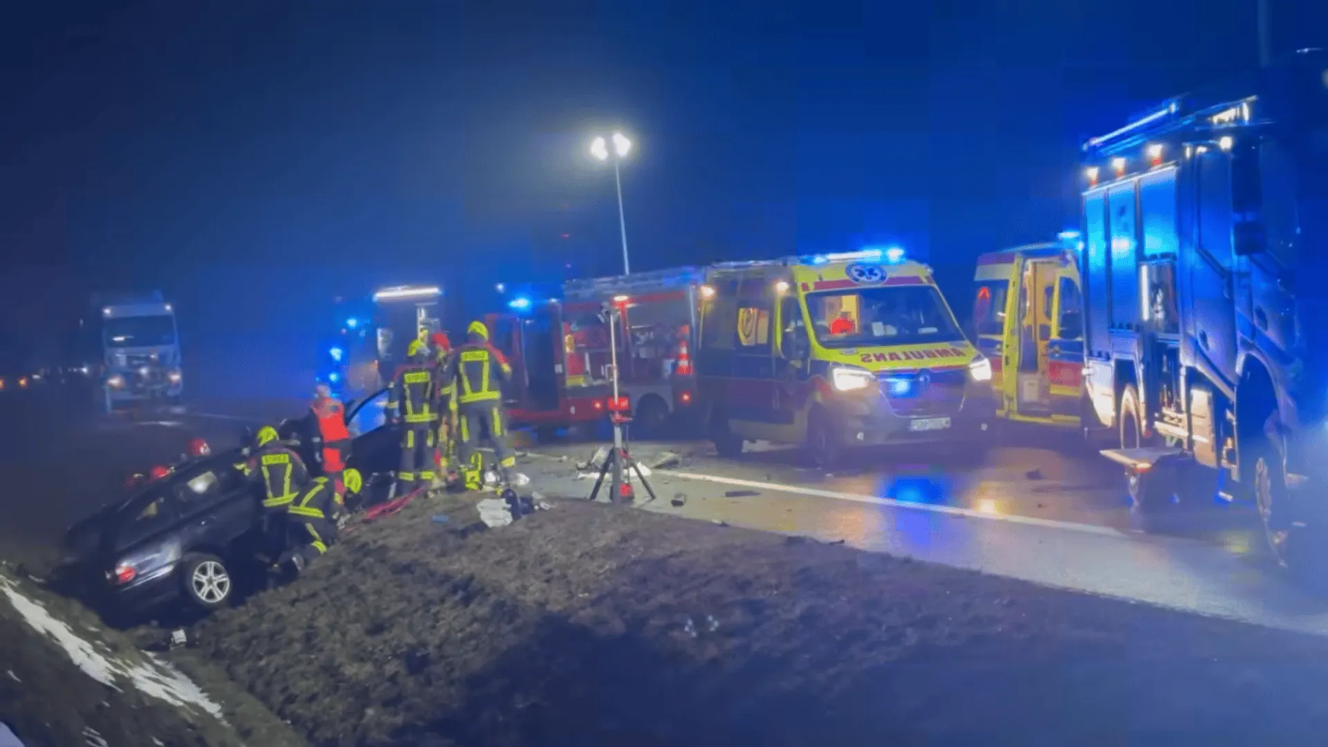 wypadek pod Gnieznem