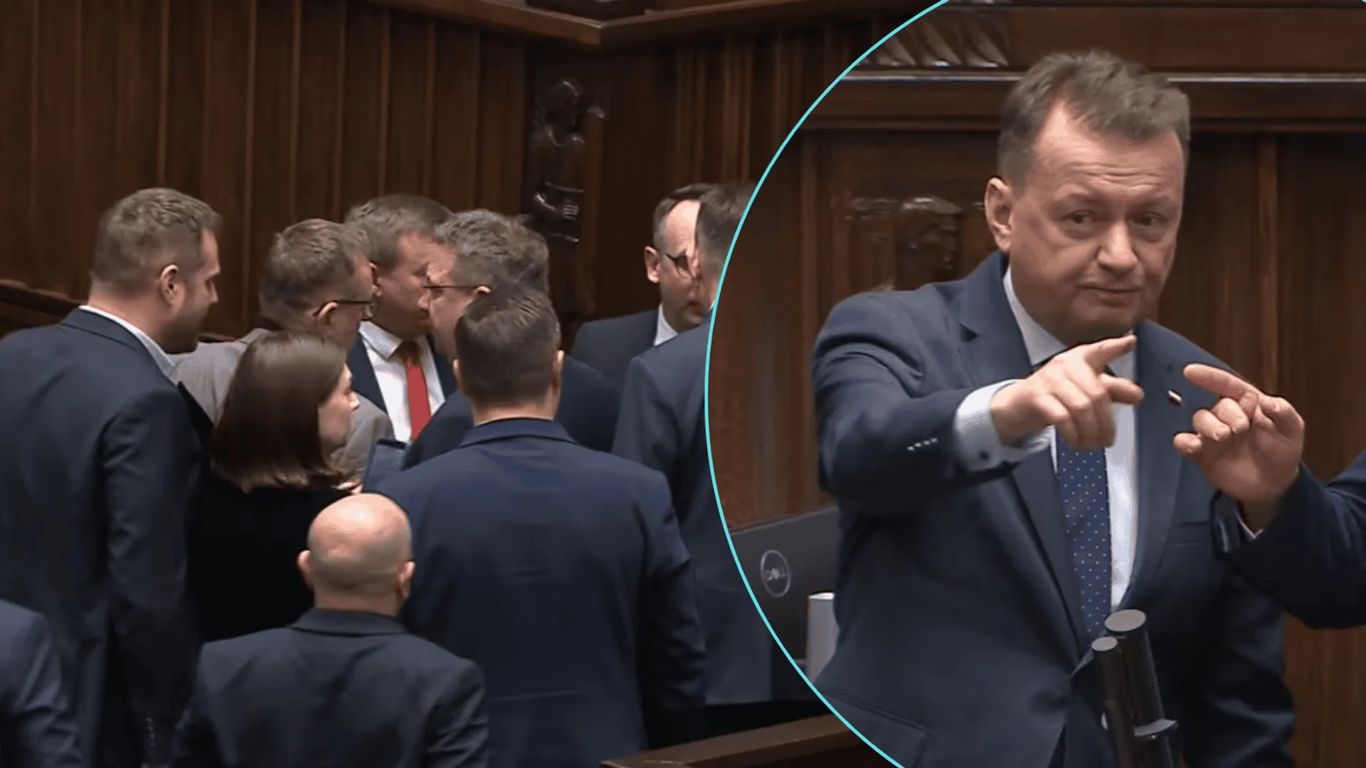 Po tych słowach z mównicy aż się zakotłowało. Czarzasty musiał interweniować, potężna awantura