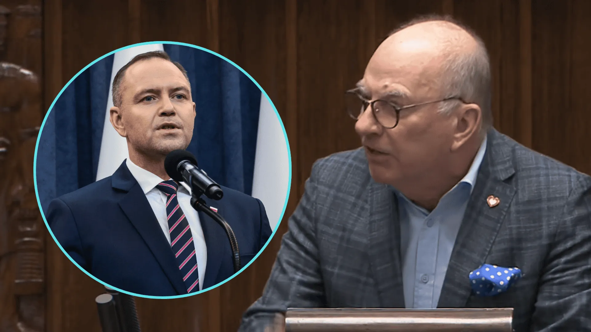 Poseł wparował na mównicę i bez pardonu uderzył w Nawrockiego. W Sejmie od razu zawrzało, takich scen dawno nie było