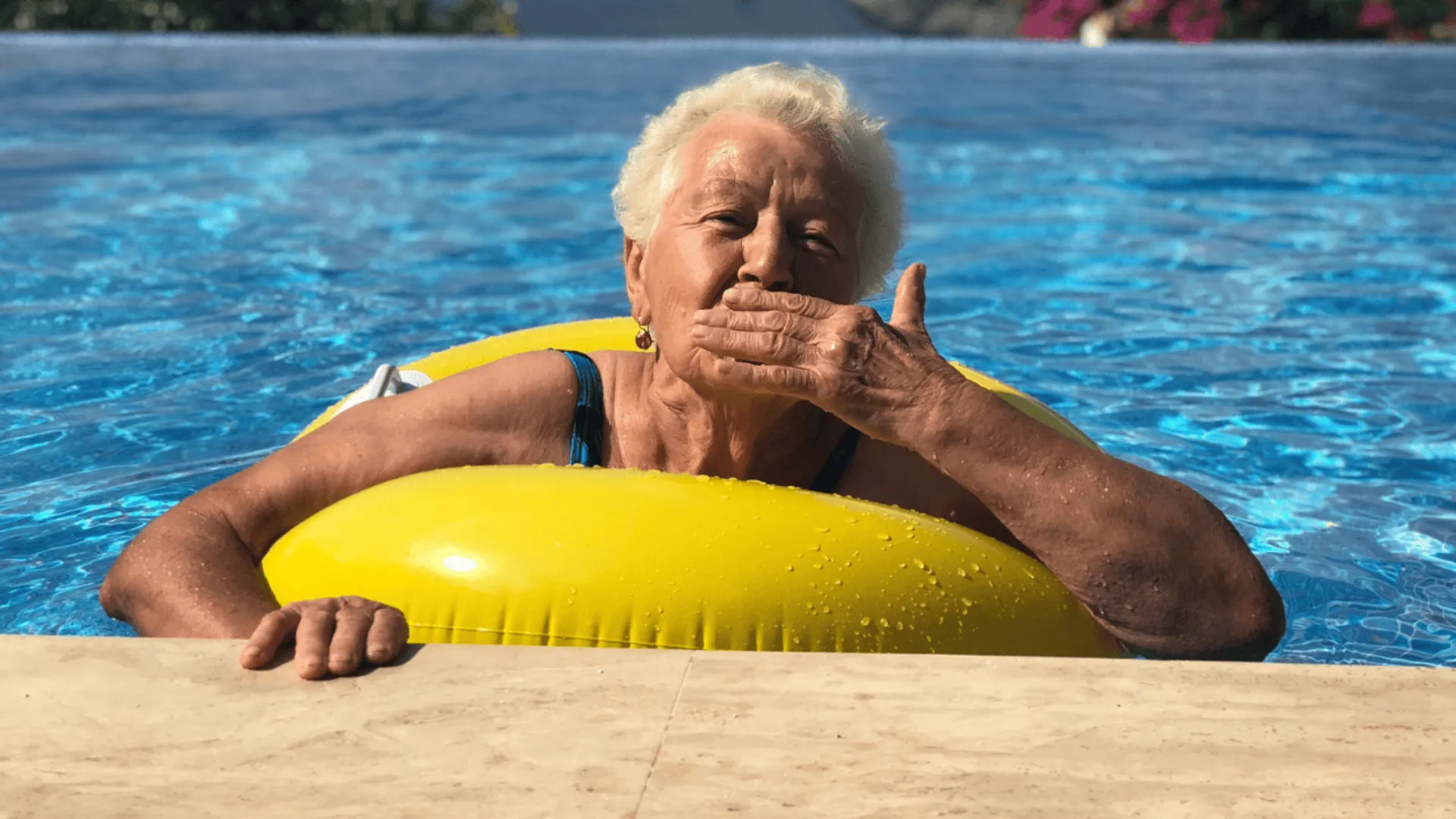 Seniorka na wakacjach