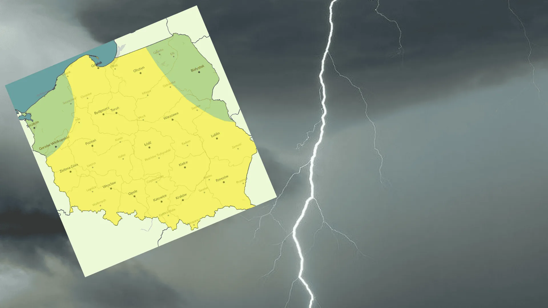 Fot. Canva/x.com/Sieć Obserwatorów Burz