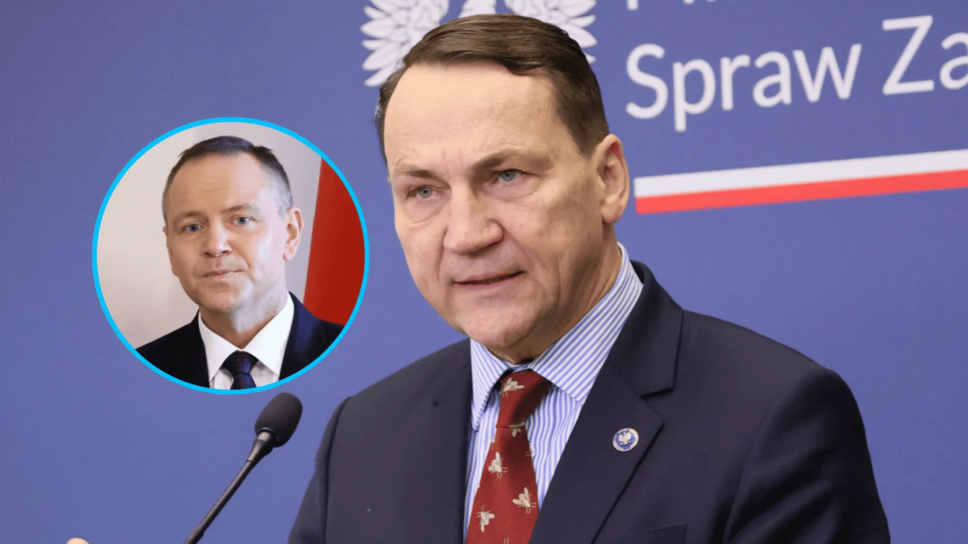 Radosław Sikorski, Karol Nawrocki, fot. Wojciech Olkusnik/East News