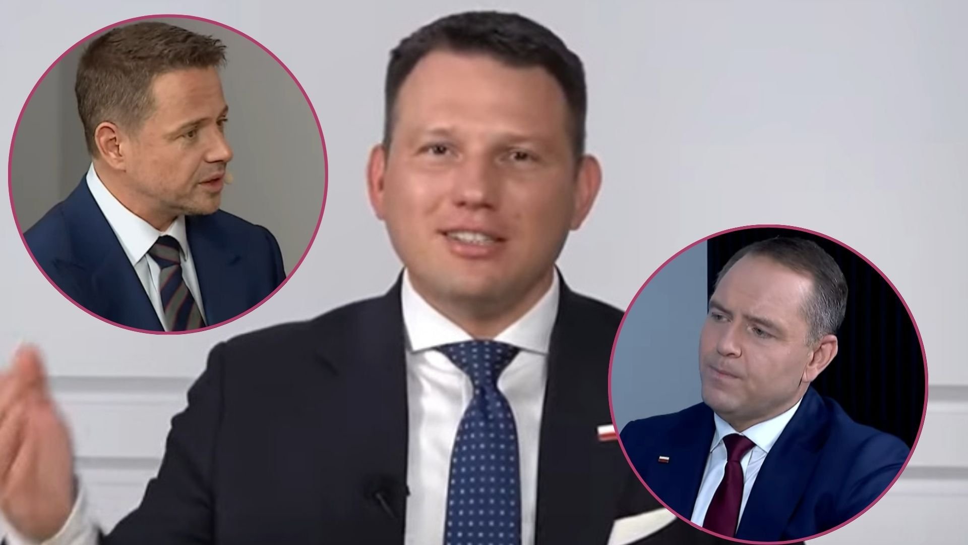 Sławomir Mentzen, Nawrocki, Trzaskowski, fot. YouTube