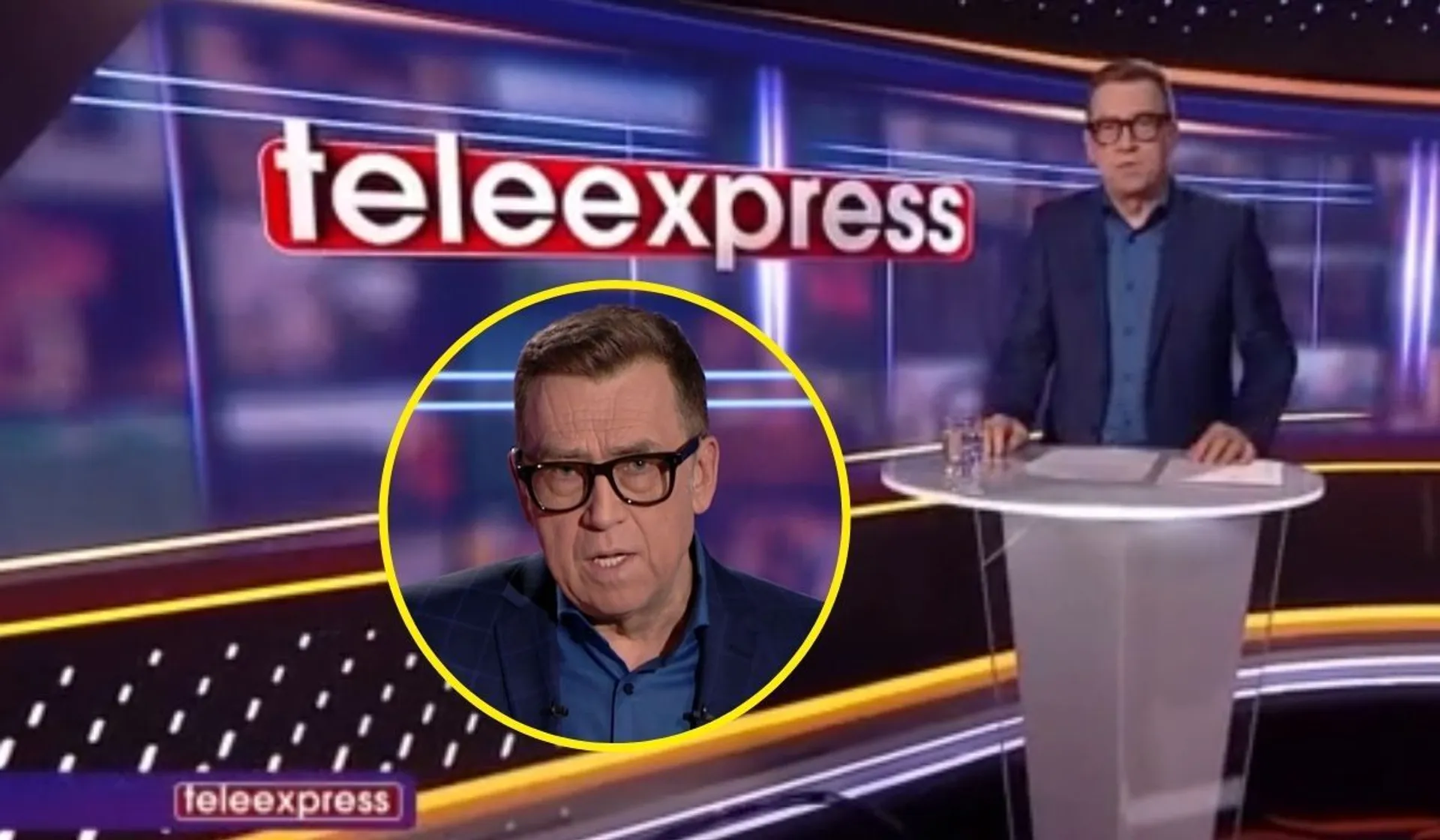 Smutna wiadomość dla Macieja Orłosia, fot. kadr z programu „Teleexpress”