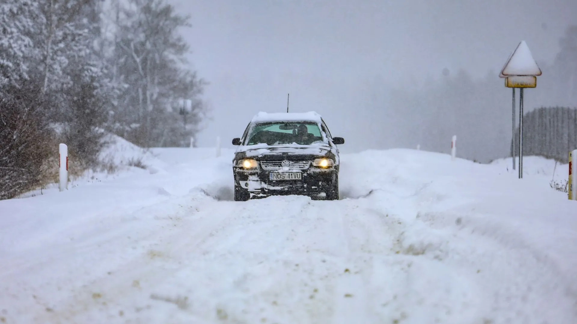 Śnieżna zima w Polsce