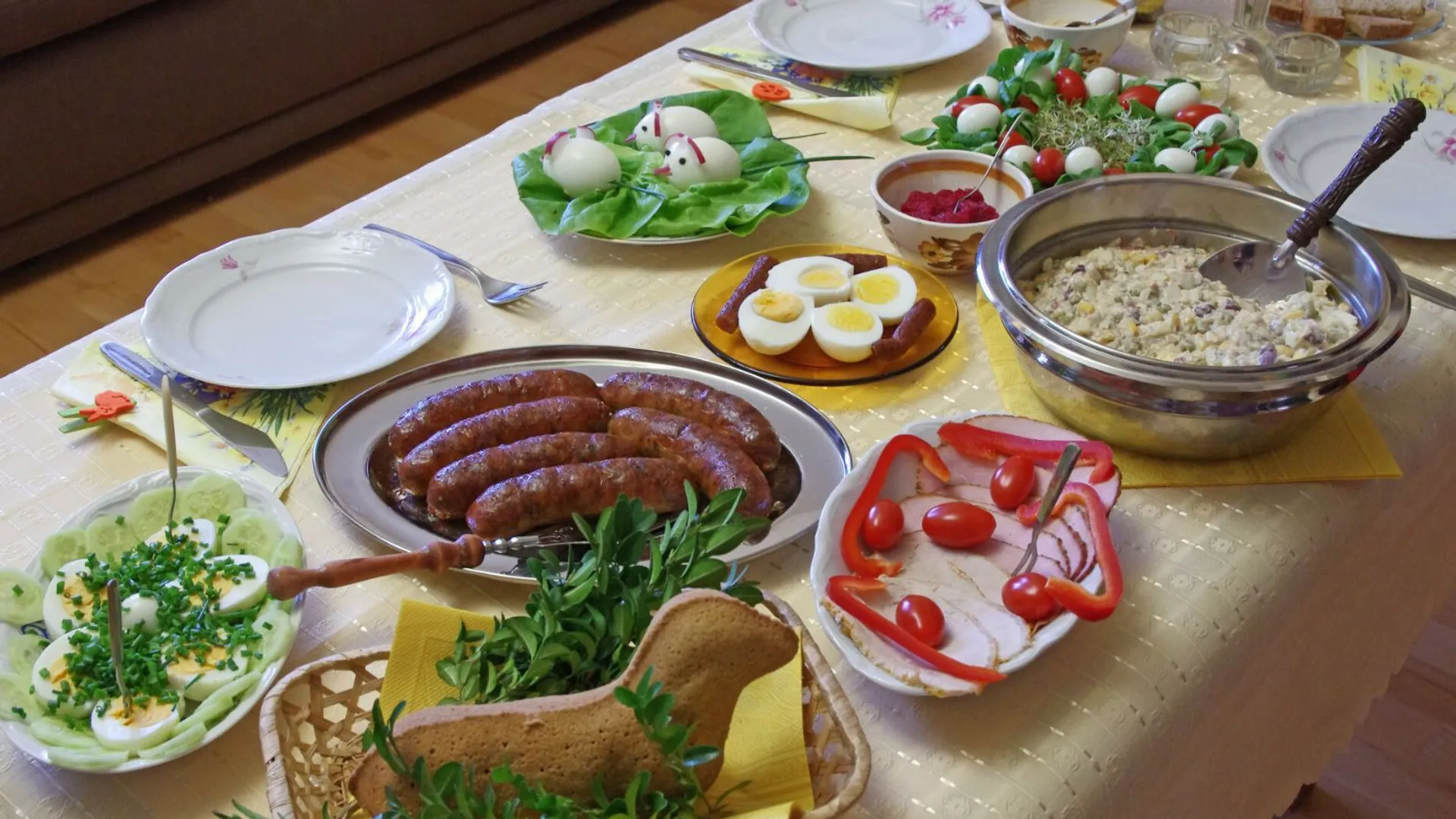 Stół wielkanoc