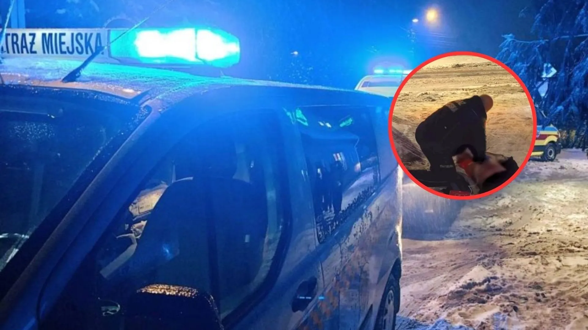 Straż miejska ratowała wychłodzonego mężczyznę