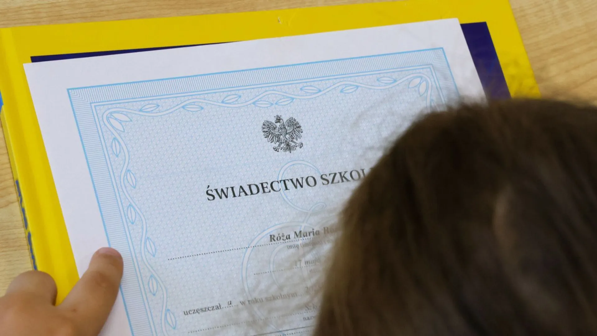 Świadectwo szkoła