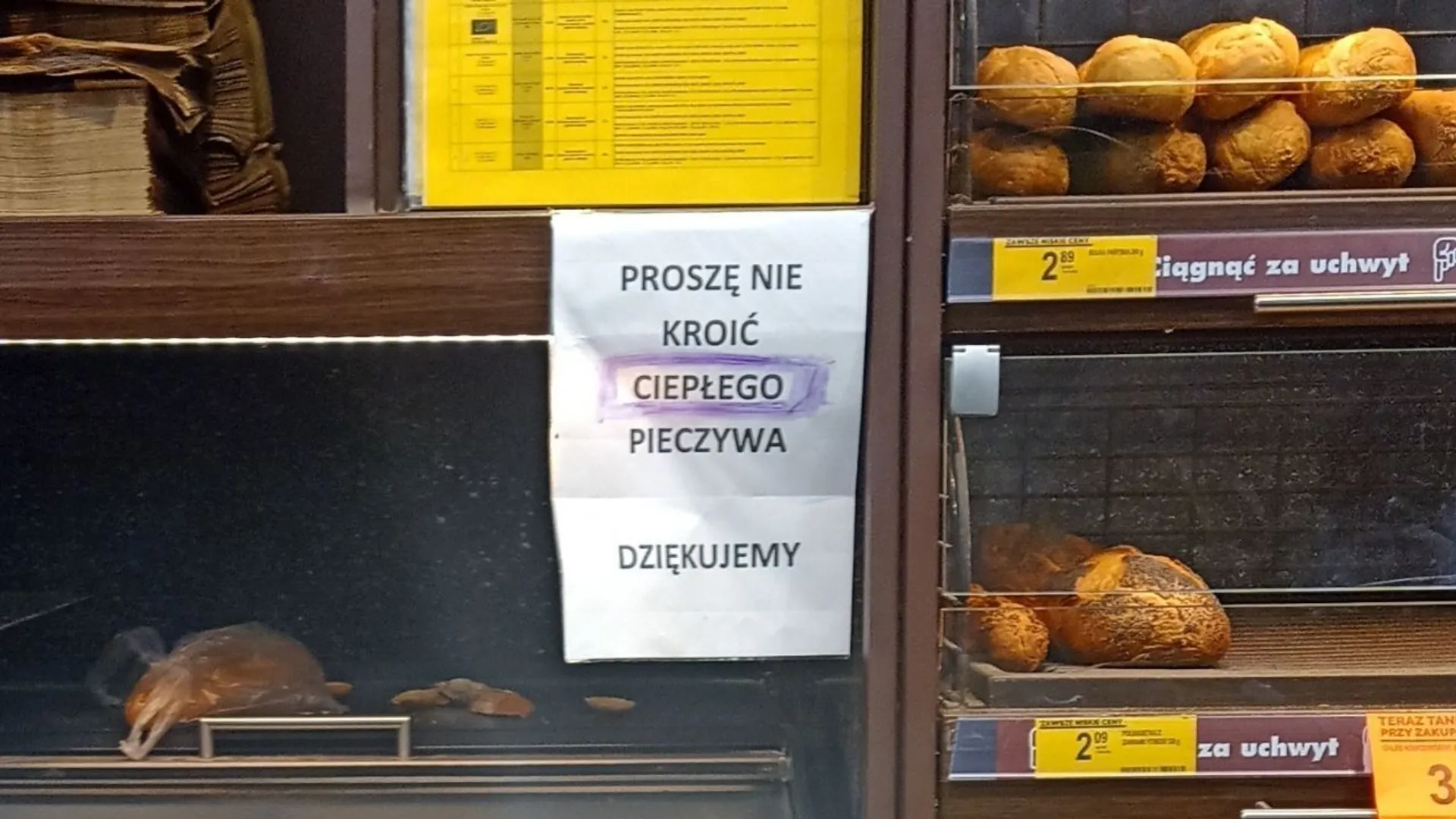 Pieczywo w Biedronce