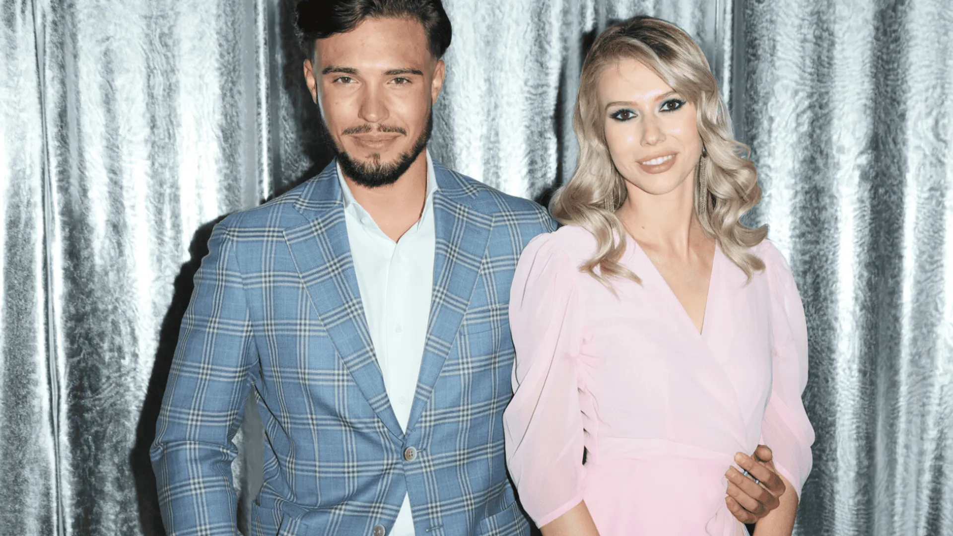 Leon Myszkowski z dziewczyną