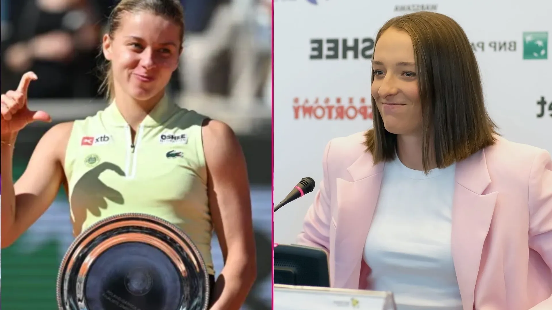 Maja Chwalińska, Iga Świątek