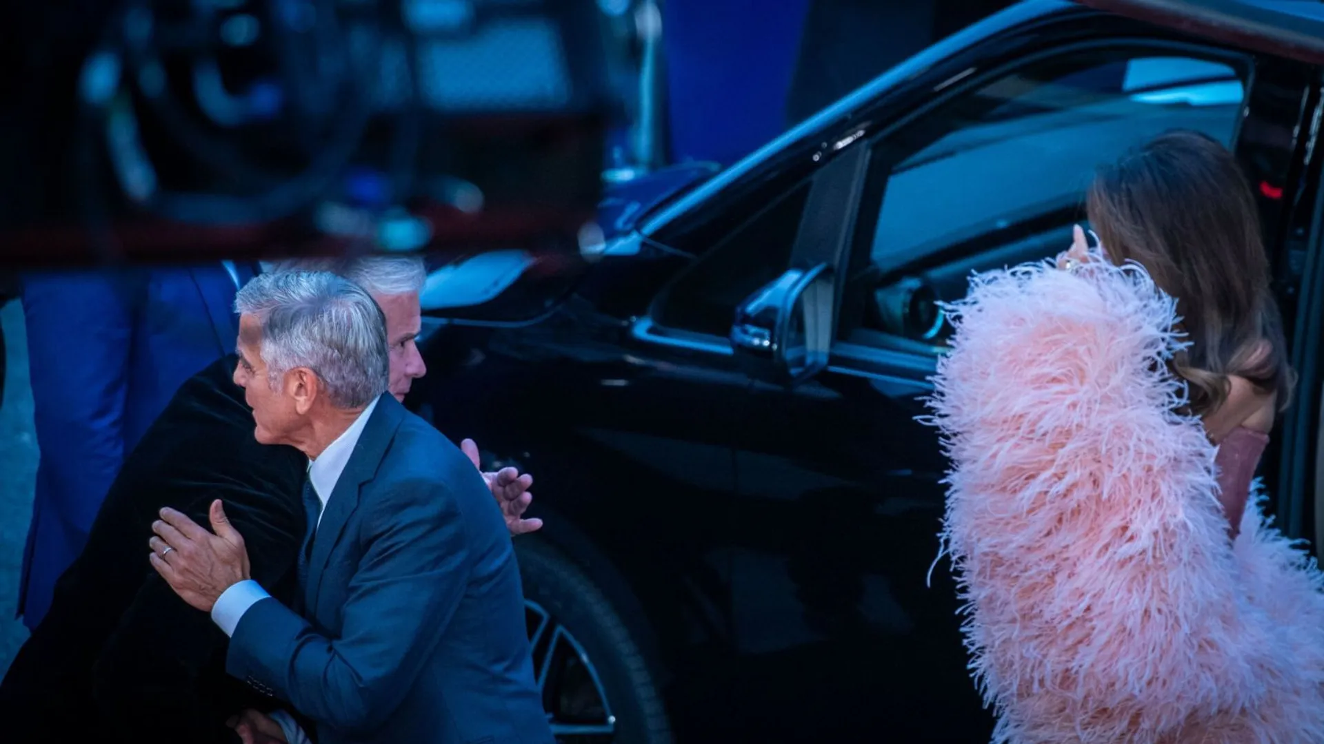 George Clooney z żoną