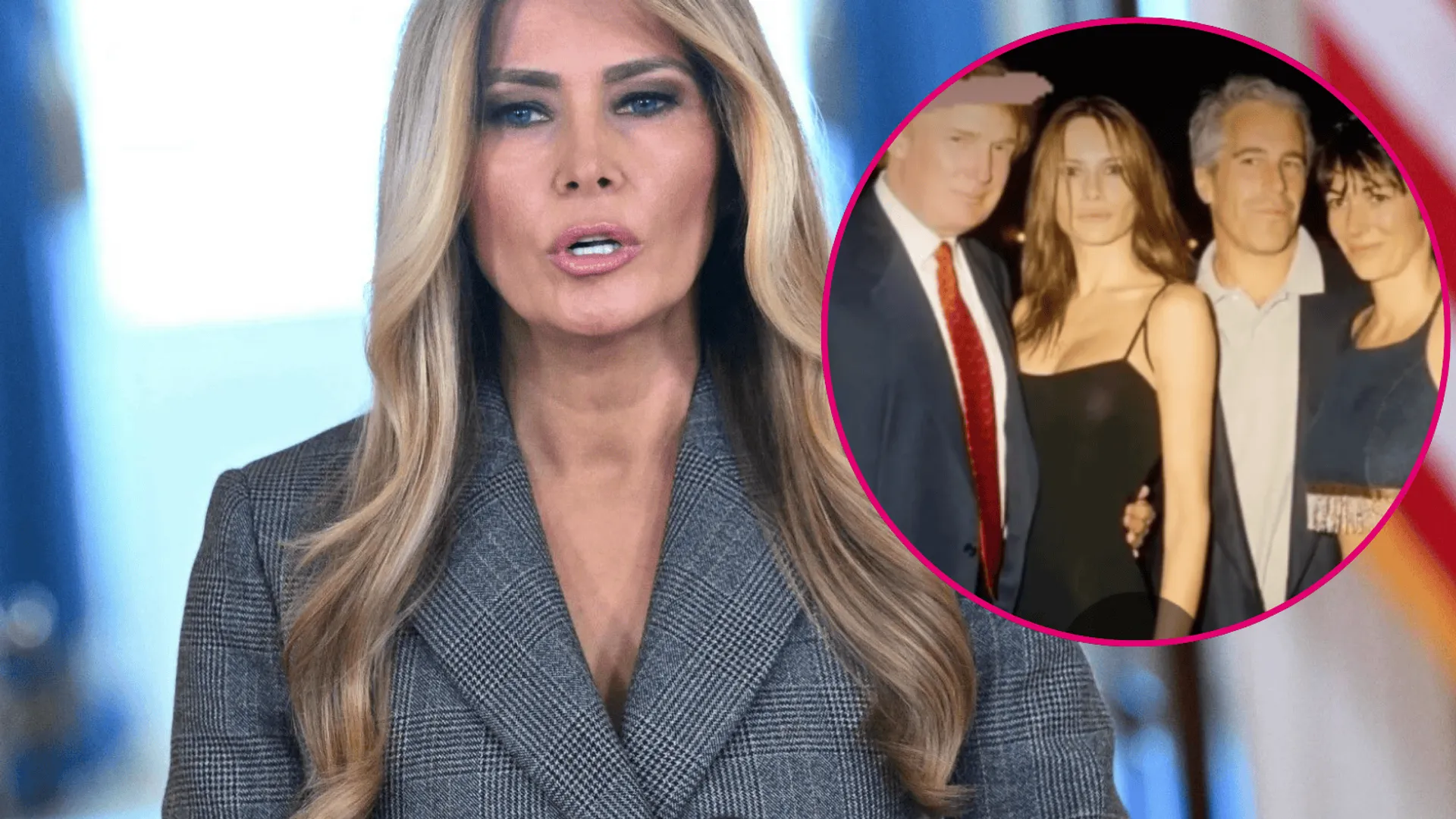 Melania Trump, Donald Trump, Jeffrey Epstein