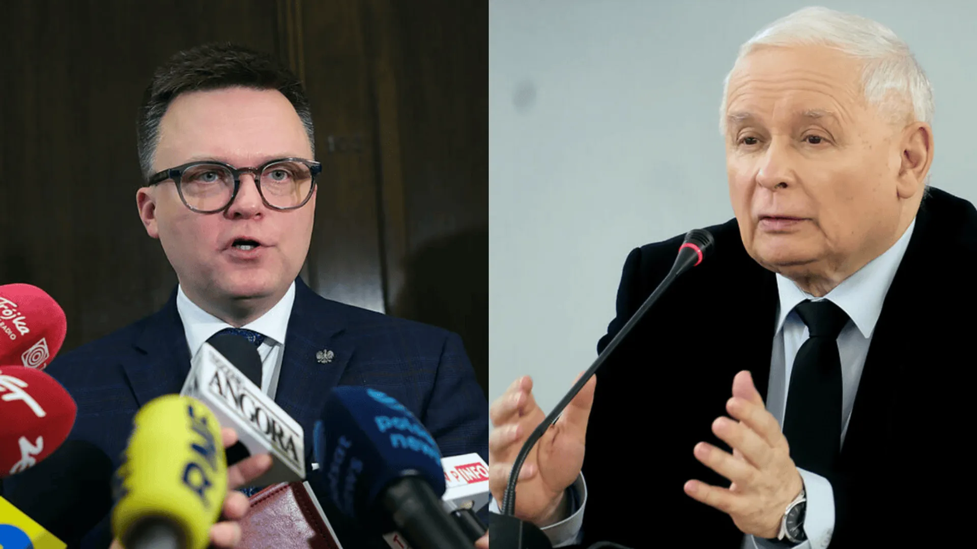 Szymon Hołownia, Jarosław Kaczyński