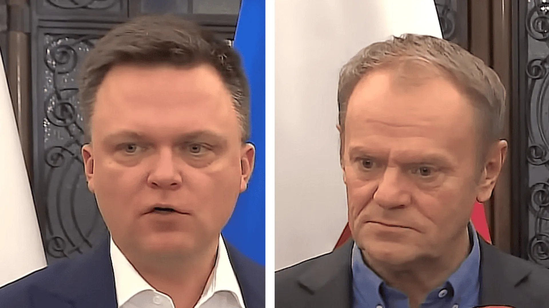Szymon Hołownia i Donald Tusk