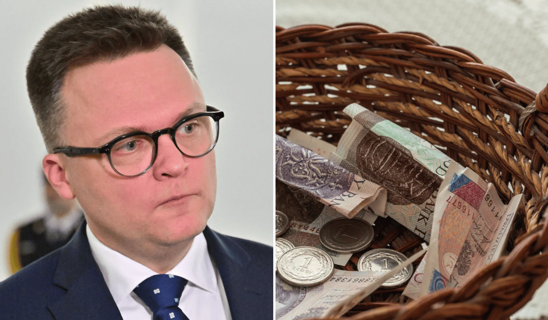 Szymon Hołownia, zbieranie na tacę