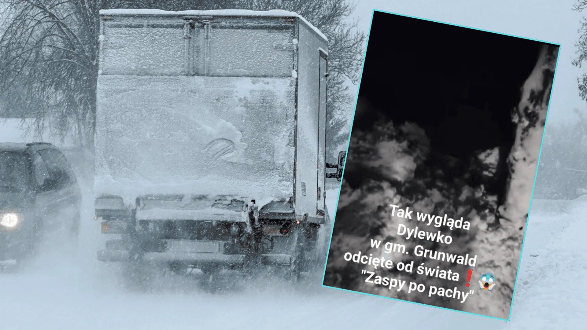 Cała miejscowość odcięta od świata po uderzeniu zimy. Nie mają nawet chleba