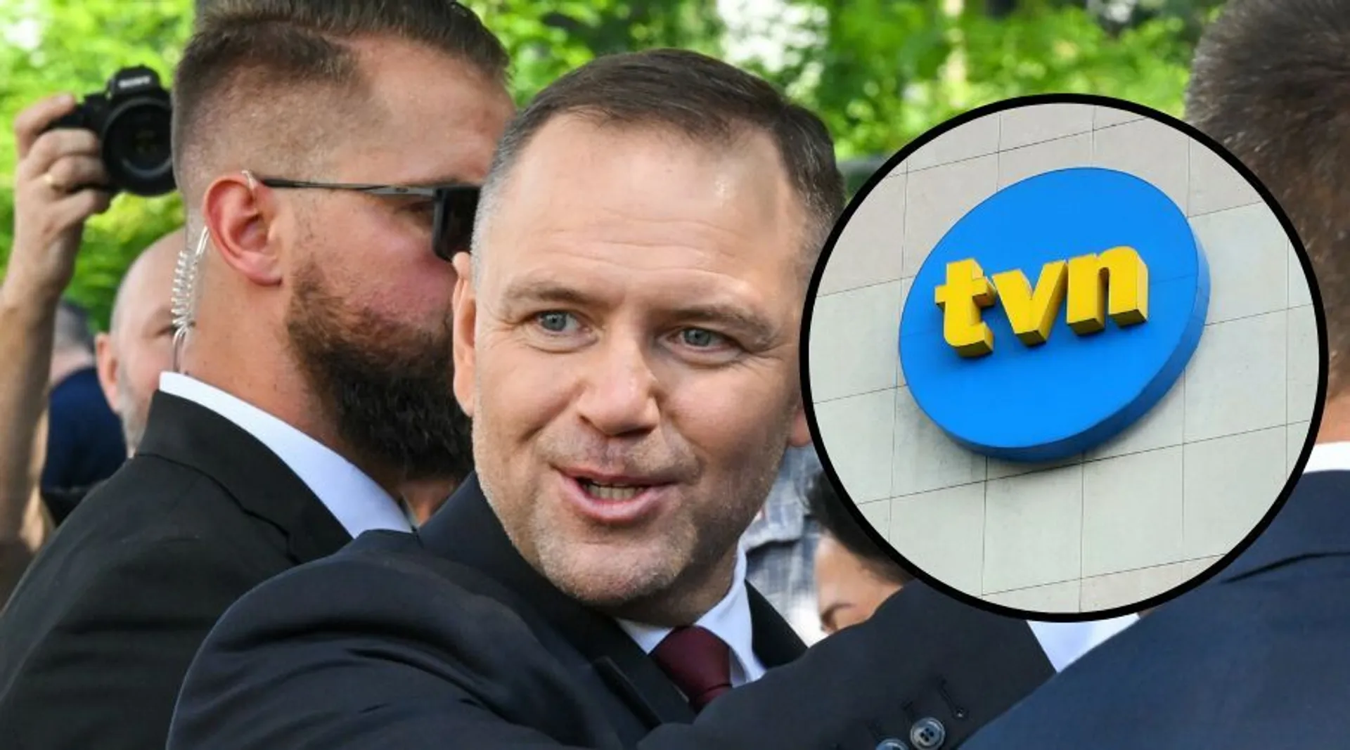 Karol Nawrocki i TVN