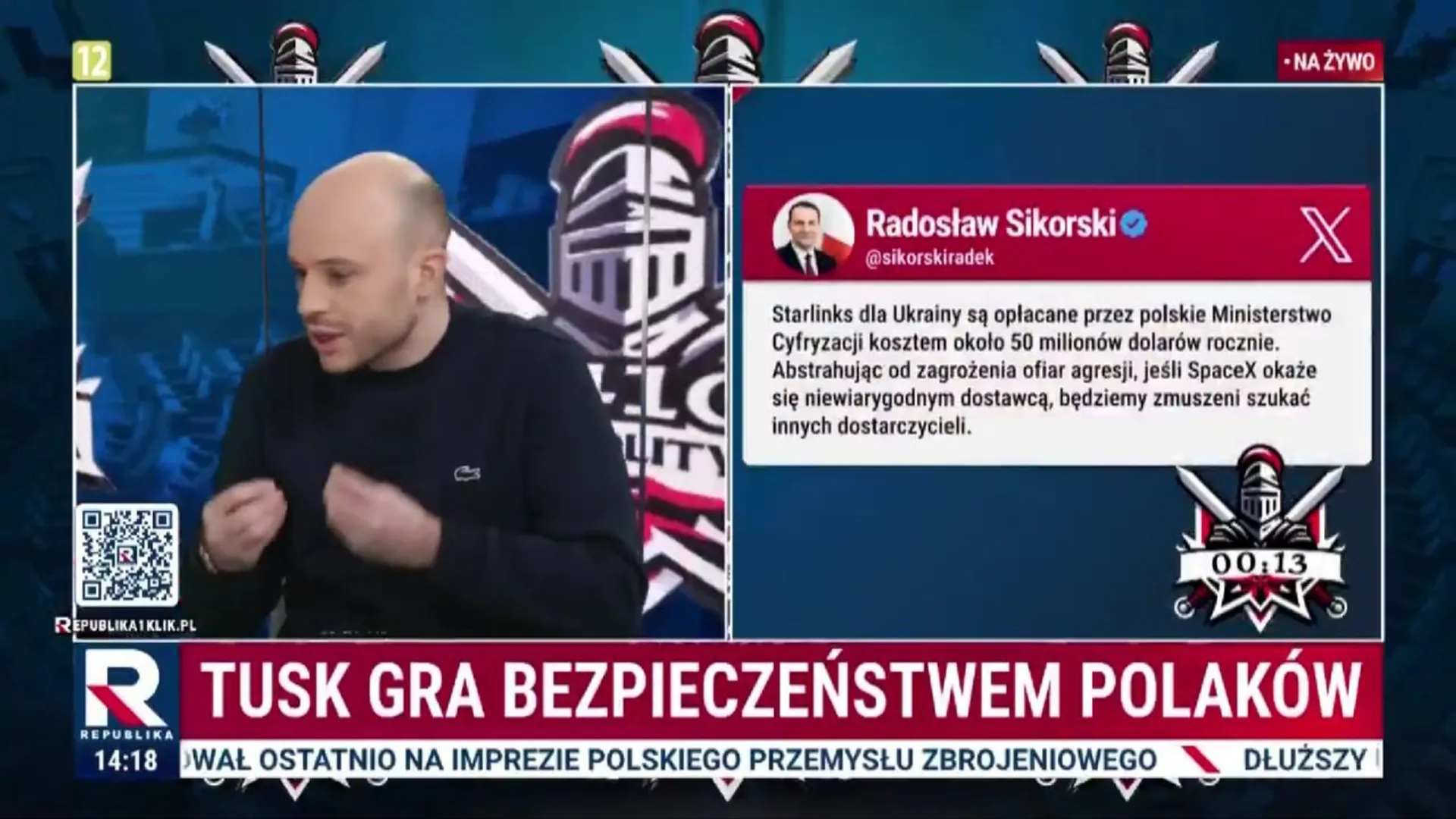 Jan Śpiewak, Elon Musk, TV Republika