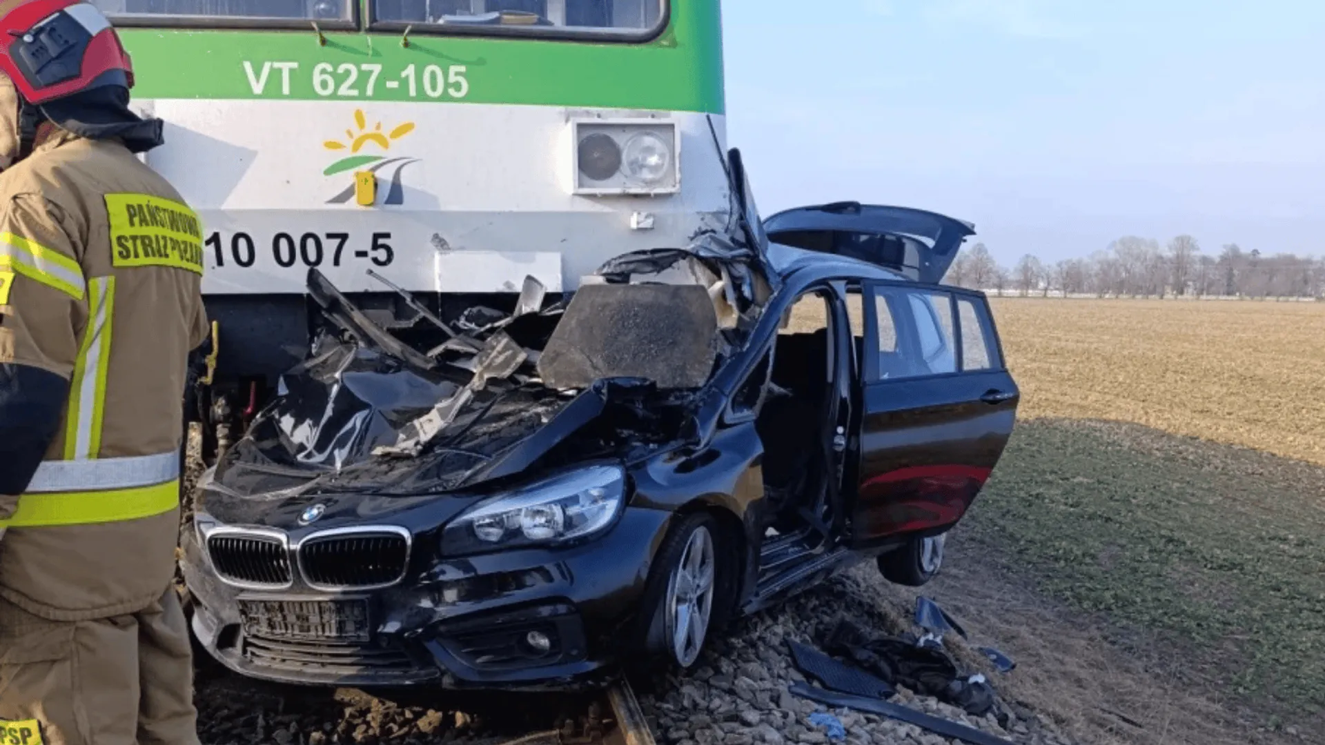 wypadek na przejeździe