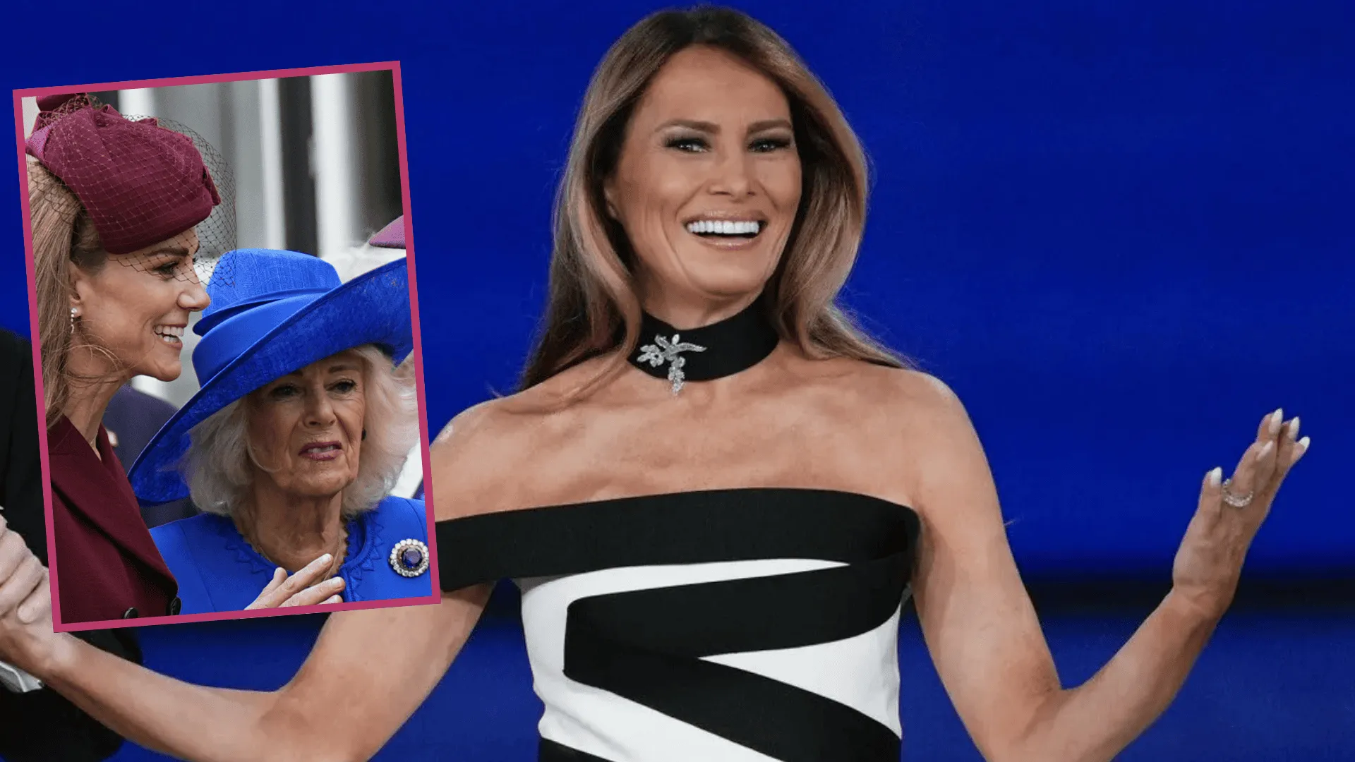 Trump i Melania odwiedzili Rodzinę Królewską 