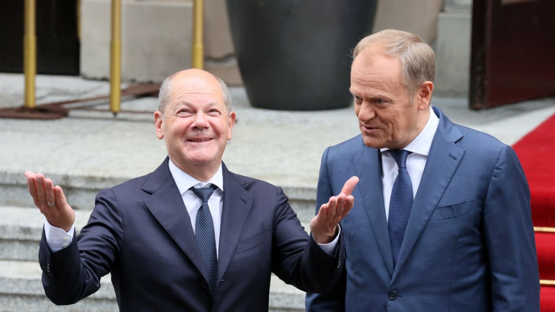 Olaf Scholz, Donald Tusk