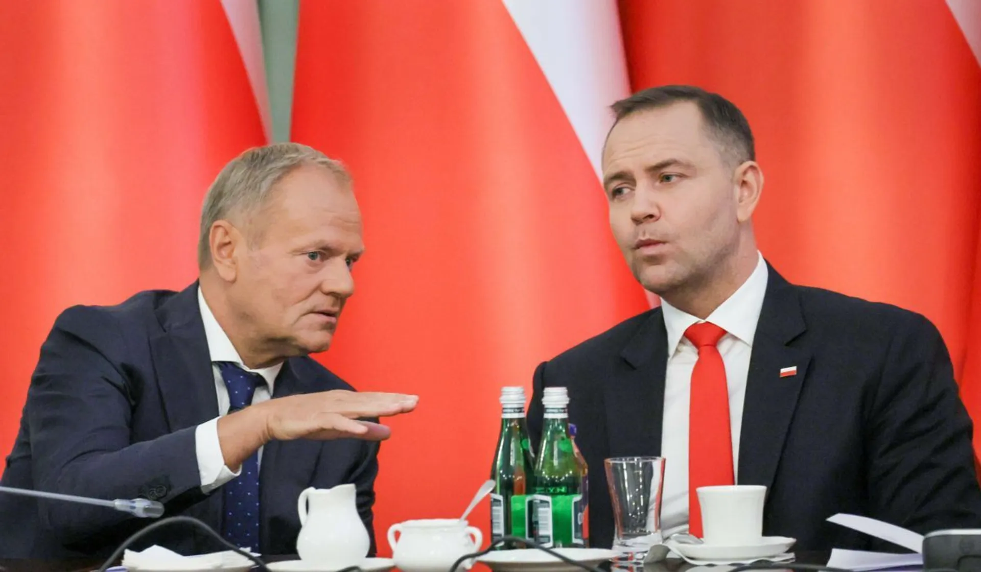Donald Tusk i Karol Nawrocki