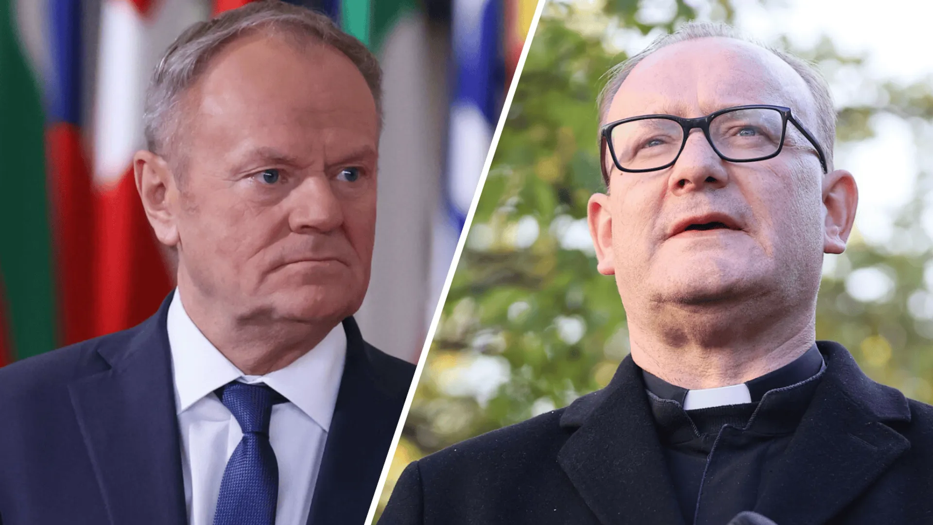 Donald Tusk, ksiądz Jarosław Wąsowicz