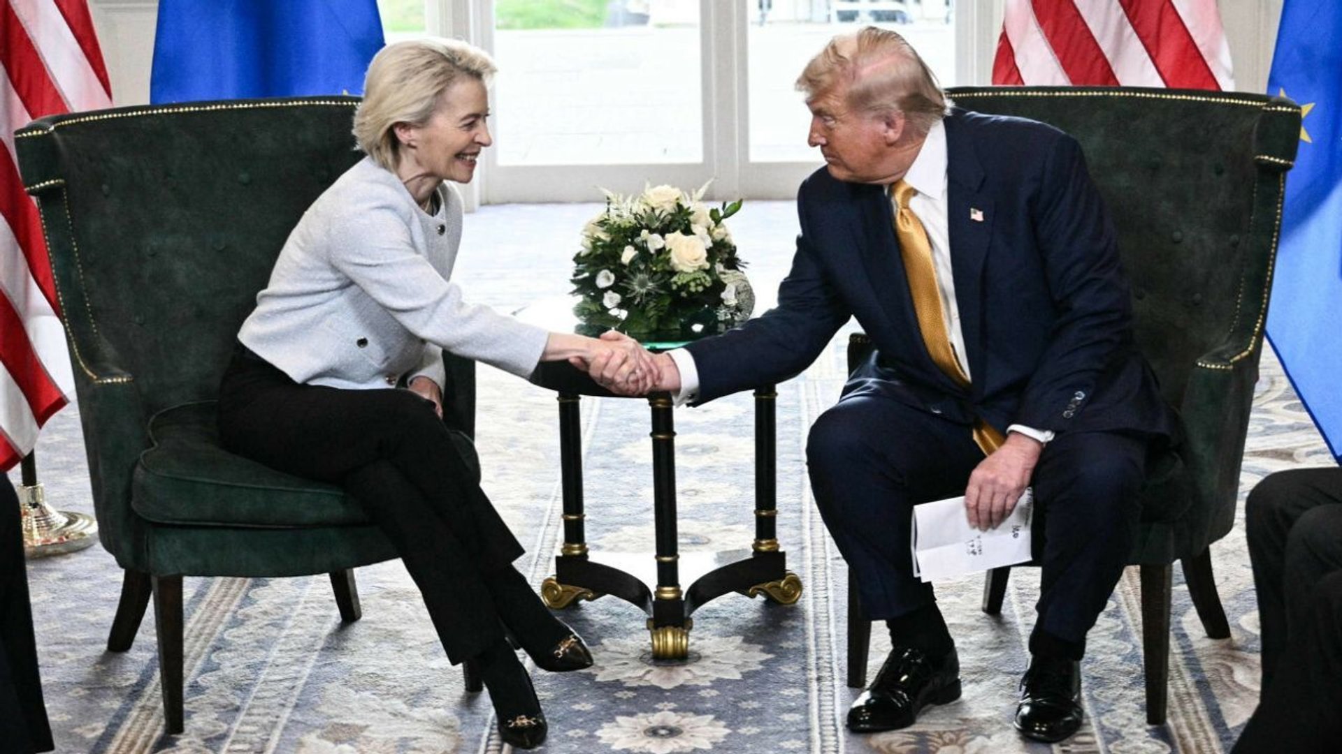 Ursula von der Leyen, Donald Trump