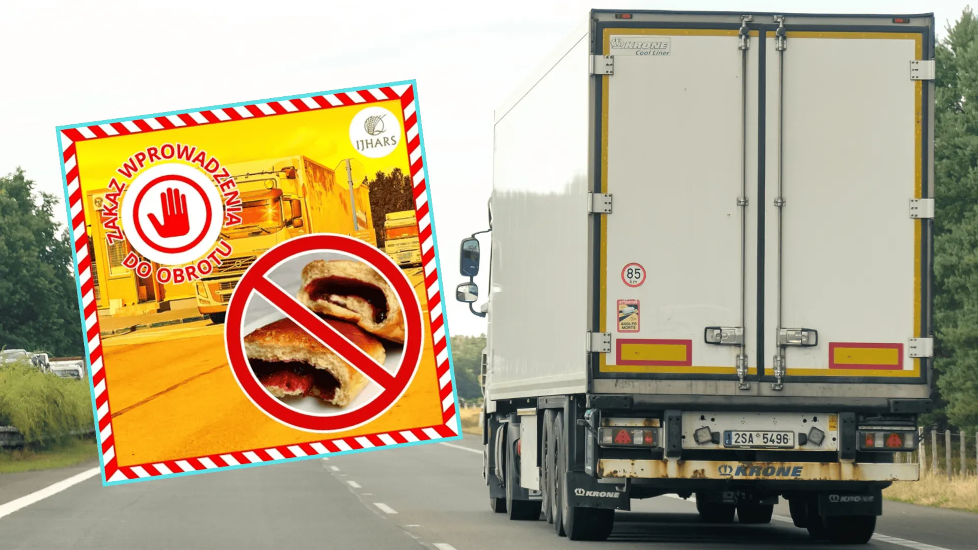 5 ton nadzienia jagodowego z Ukrainy zatrzymane na granicy. Inspekcja wskazuje na powód