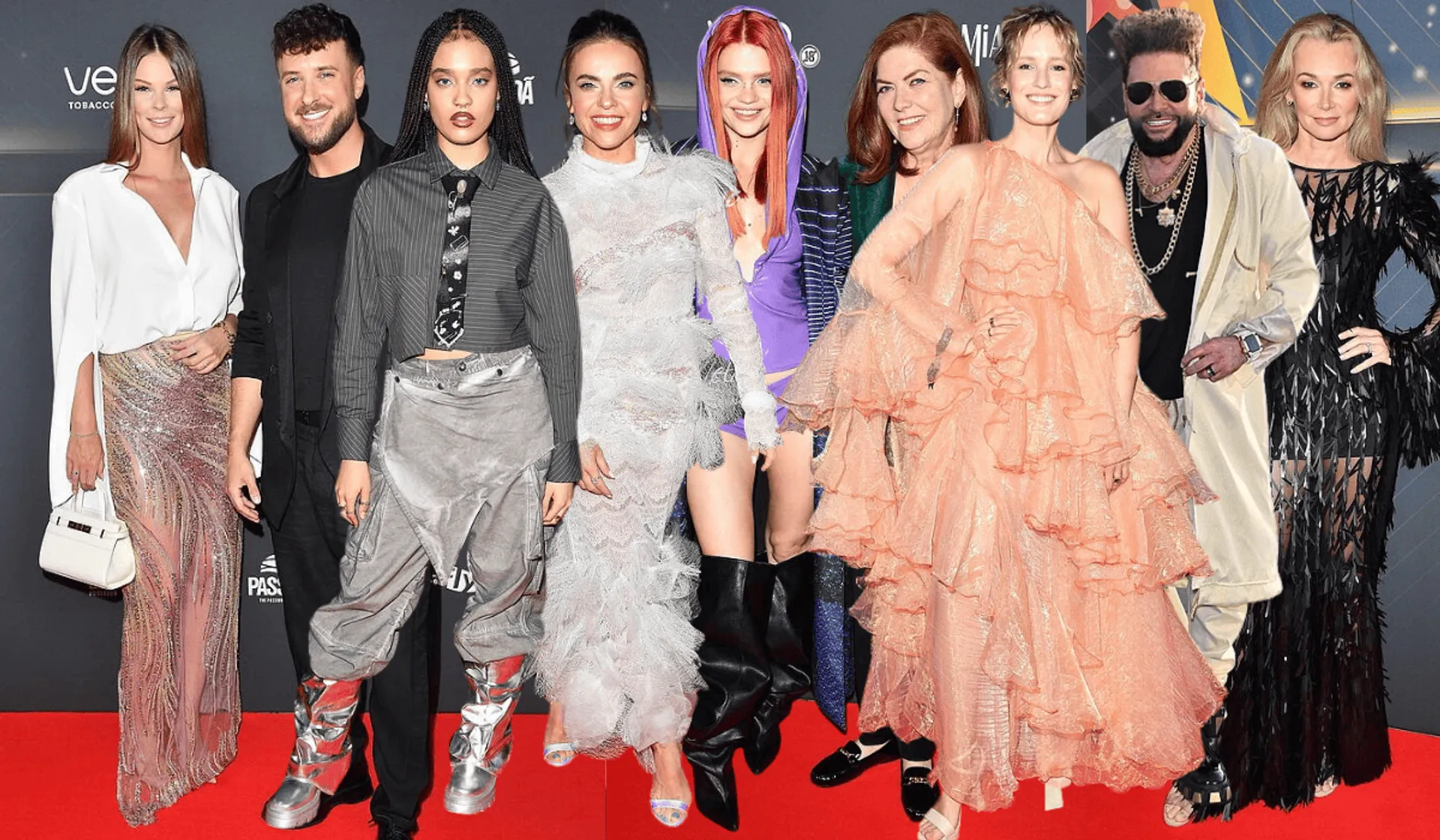 Wielka Gala Gwiazd Plejady 2024. Kreacje na czerwonym dywanie