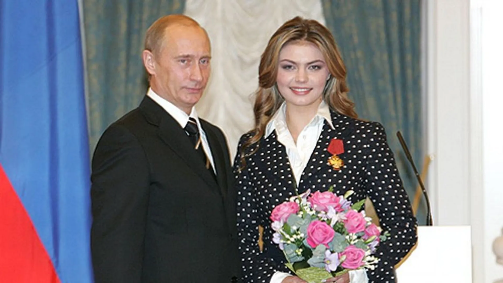 Władimir Putin i Alina Kabaeva w 2005 r.