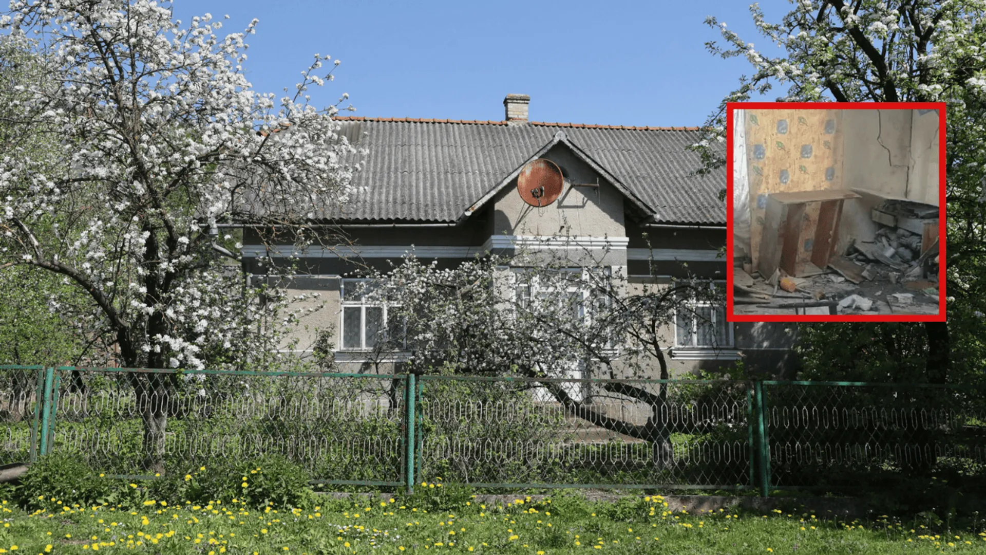 Wnętrze po rosyjskim ataku